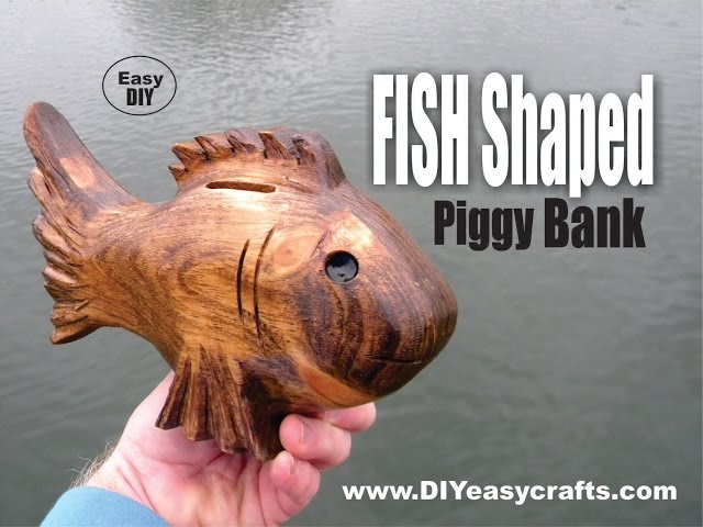 DIY Easy to Make Fish Piggy Bank 