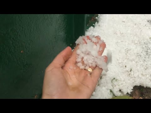 It Hailed So Hard in The Village | ძლიერი სეტყვა