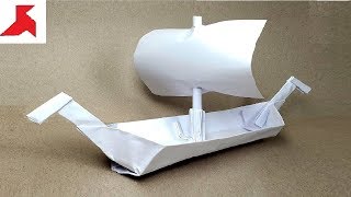 DIY - How to make a VIKING SHIP from A4 paper