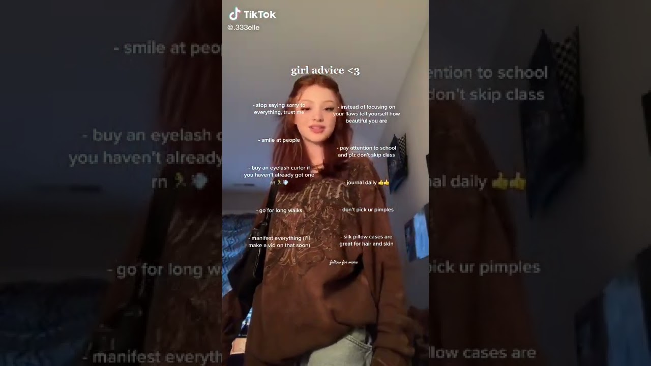 Watch girl advice on YouTube Watch girl advice on YouTube