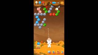LINE バブル2 STAGE 469 黄金コニー Golden Cony LINE BUBBLE 2