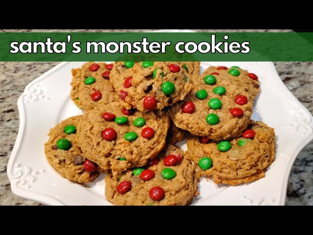 Christmas Monster Cookies Recipe, Food Network Kitchen