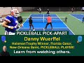Pickleball  heisman winner danny wuerffel is now playing pickleball  learn from watching others