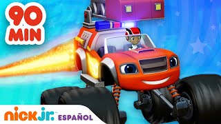 Blaze y los Monster Machines | 90 minutos de Blaze salvando el día! | Nick Jr. en Español