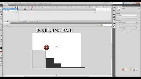 How to Create Bouncing Ball in Adobe Flash CS5