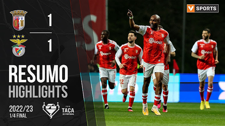 Highlights | Resumo: SC Braga 1-1 Benfica (Taça de Portugal 22/23)