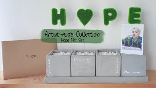 [UNBOXING] BTS Artist Made Collection |Jhope Flower pot set|