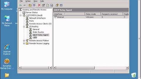Setup DHCP relay agent on Windows VPN or dial up server