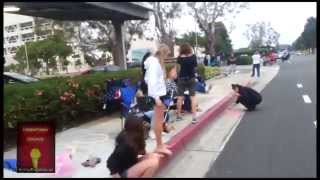 Downtown Update: Huntington Beach 4th of July Parade Coverage 2014 Early Spot Claim Tradition!