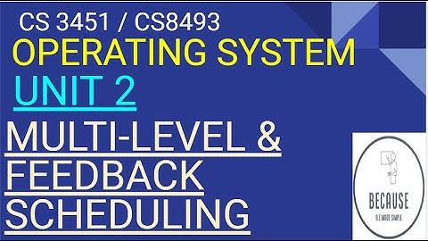 2.3.6. Multi level & Feedback Scheduling in Tamil
