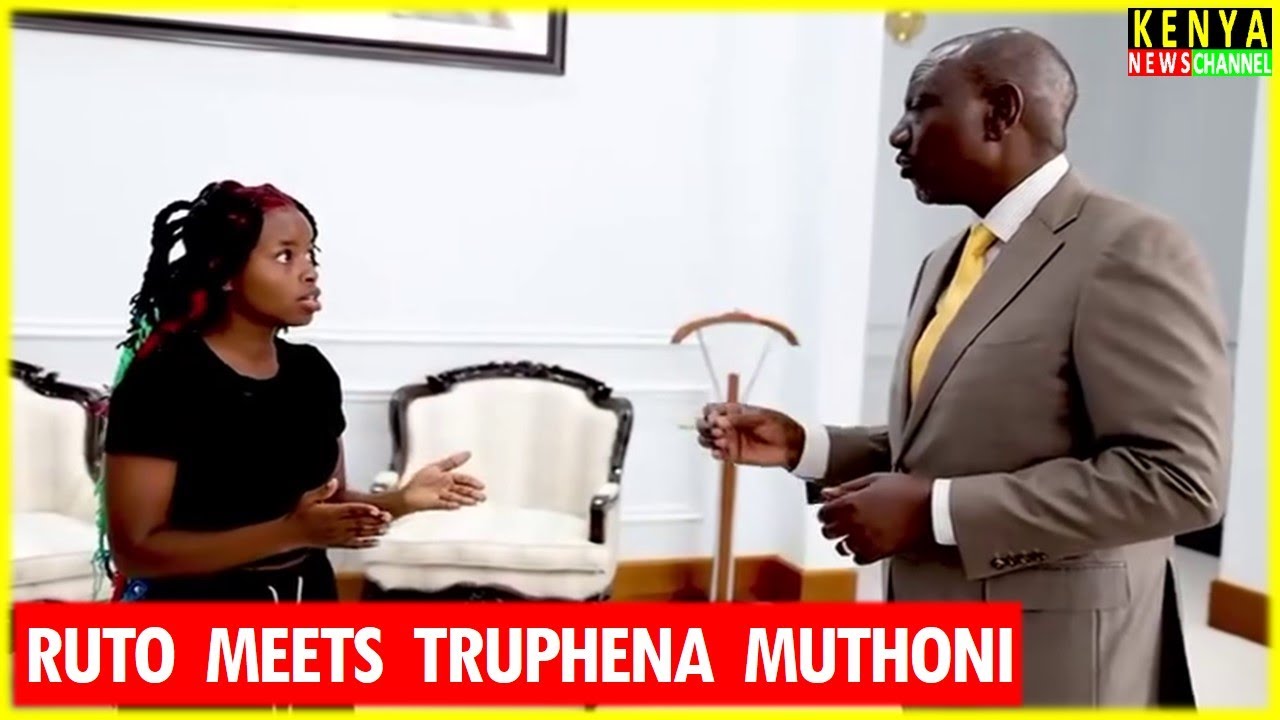 Посмотрите, что смелая Труфена Мутони сказала Руто лично в президентском дворце.