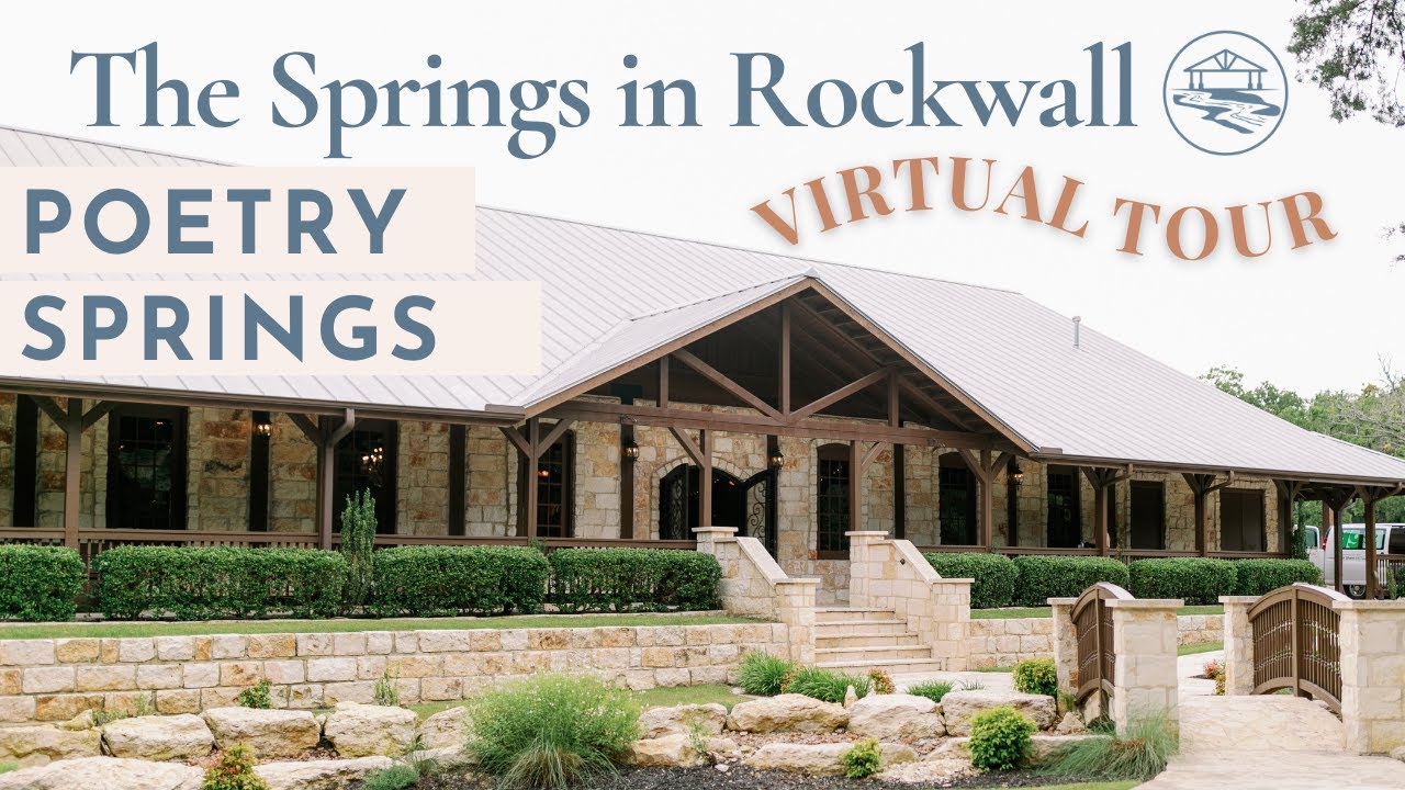 Poetry Hall Tour at The Springs in Rockwall a peaceful and charming