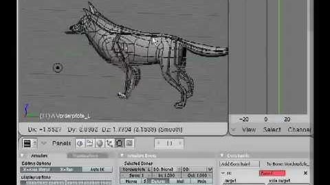 Wolf Rigged and Game-Ready - WIP 5 - Blender