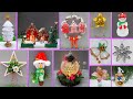 12 Economical Christmas Decoration ideas Made From simple materials | DIY Christmas craft idea🎄275