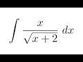 Integral of x/sqrt(x+2)