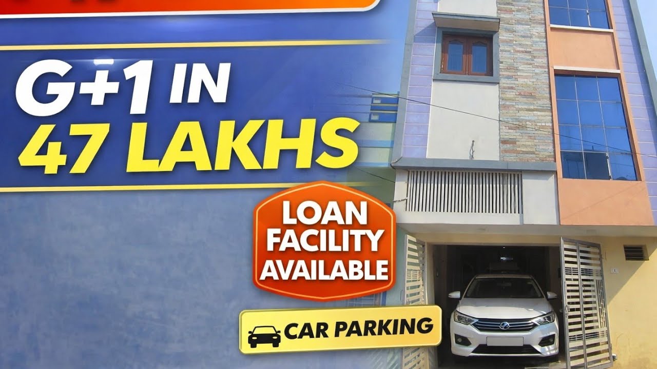 ₹47 Lakhs G+1 Independent House in Balapur Green City 😱 | Car Parking + Loan Available