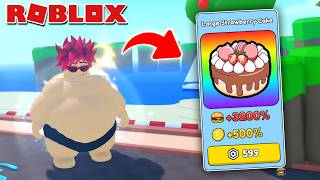 ผมกินจนอ้วนที่สุดด้วยอาหารแพงที่สุด Get Fat to Splash Roblox