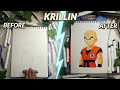 Drawing Krillin from dragon ball 🔥🗿 #drawing #krillin #anime #dbd #painting #animedrawing #trend #yt