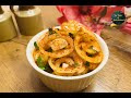 Onion rings for rice  curry  spicy onions recipe  simple  tasty  lacha pyaz  asmr cooking