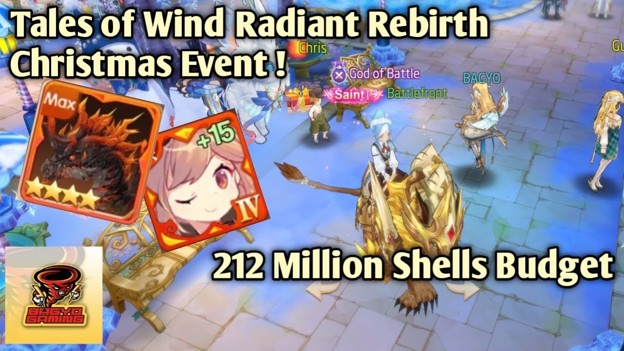 Shell Spending Event Christmas 2025 - Tales of Wind Radiant Rebirth