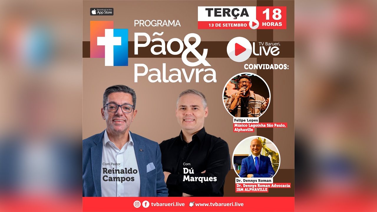 Felipe Lopes E Dr. Dennys Roman | Pão & Palavra
