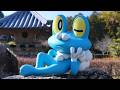 【粘土】等身大ケロマツ作ってみた Making Froakie「Life-size」【ポケモン】/ Pokémon Clay Art