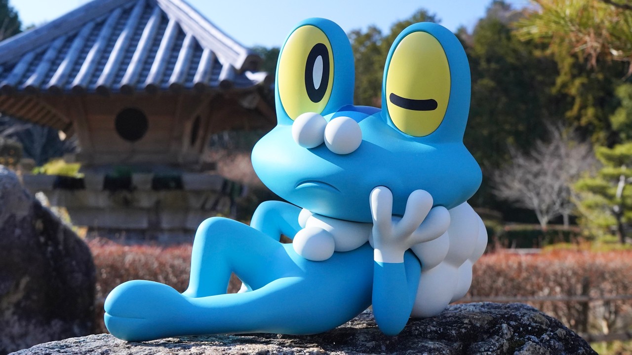 【粘土】等身大ケロマツ作ってみた Making Froakie「Life-size」【ポケモン】/ Pokémon Clay Art