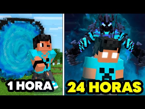 24 HORAS no SOLO LEVELING no Minecraft