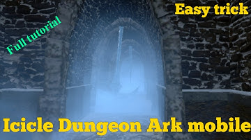 How to do Icicle trap | Easiest trick #arkmobile #galacticakhil #dungeon #icetrapark
