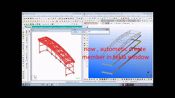 how to export staad to tekla #1 by tekla2staad.wmv