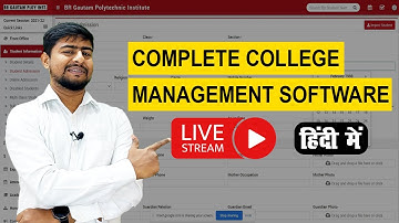 Live College Management System | Get Software for Your College, Institute & University | Part - C3