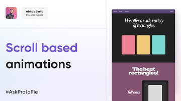 ProtoPie Tutorial | Web Design Series #4 Scroll Based Animations