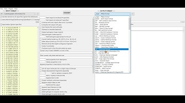 OpenBabel Tutorial: How to Change Chemical File Format