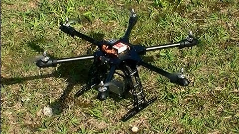 EXF M6sn Hexacopter Gimbal Test