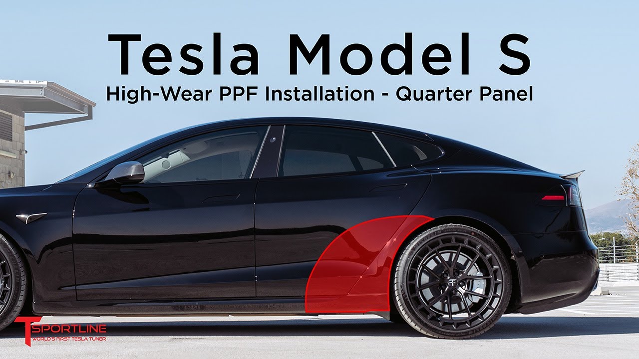 Tesla Full Coverage Paint Protection Film (PPF) and Installation - T  Sportline - Tesla Model S, 3, X & Y Accessories