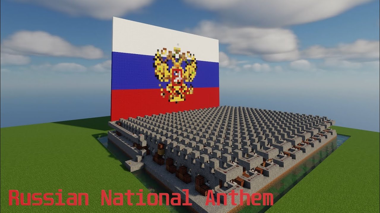 Minecraft) Russian National Anthem with Note Blocks - YouTube.