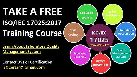 Take a Free Online ISO/IEC 17025:2017 Training Course
