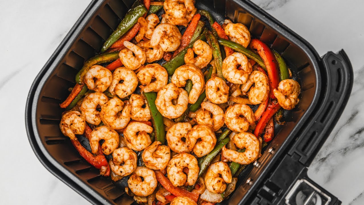Air Fryer Shrimp Fajitas Recipe YouTube