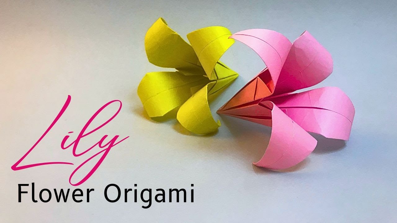 Origami FLOWER : How to make Paper Flower Step by Step Tutorial