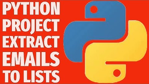 Python Hack to Extract Emails & Save to List FAST!
