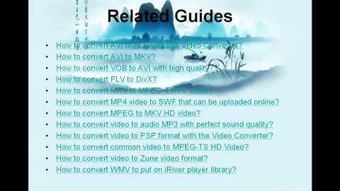 How to Convert AVI to MPEG4 MP4) on windows