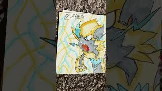 Zeraora and lucario (mega lucario)#pokemon #animeart Zeraora and lucario (mega lucario)#pokemon #animeart