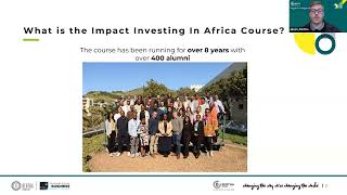 Online Information Session: Impact Investing in Africa Course