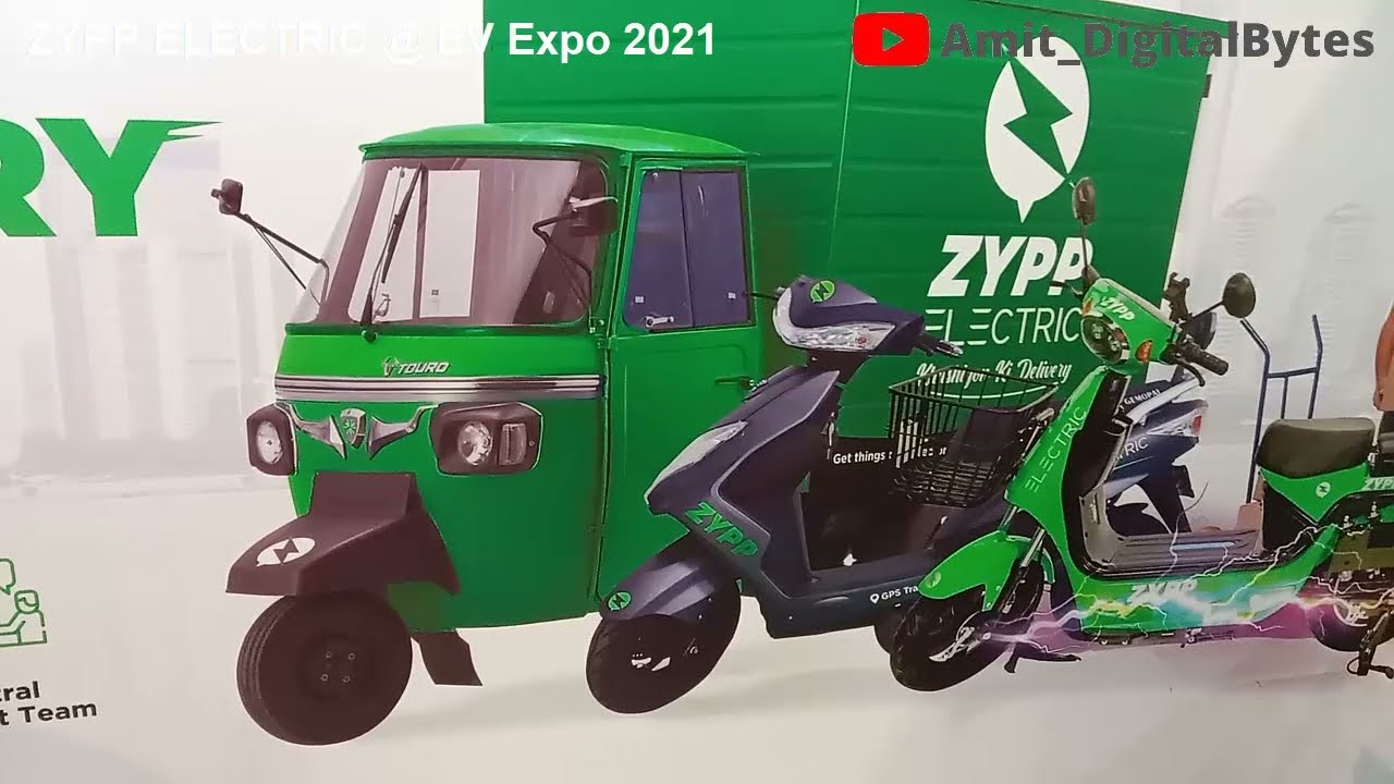 ZYPP Electric 2 Wheeler Truck Bike Scooter Food Delivery EV