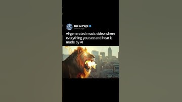 No shooting, only the latest AI tools created this AI generated music video