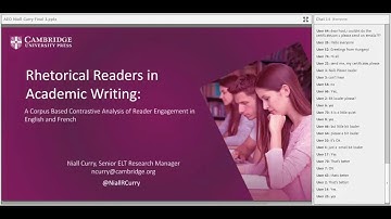 Niall Curry Rhetorical Readers in Academic Writing October 2018