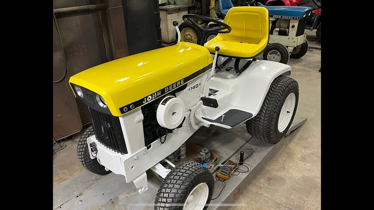 Super Rare 1969 140 John Deere Custom Color (Patio) April Yellow with