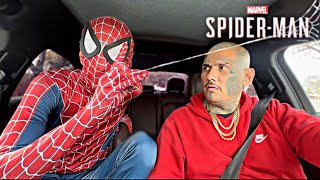 I DRESSED UP AS SPIDER-MAN TO GET MY ANGRY UNCLES REACTION…😂** must watch**