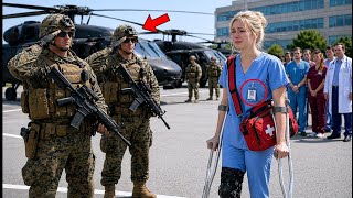 They Told The Limping Nurse To Stay Back—Until 4 Marine Helicopters Landed Demanding Angel Six