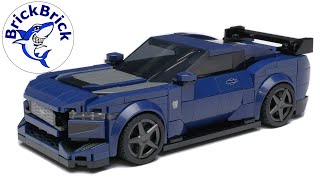 Speed Build: LEGO 76920 Ford Mustang Dark Horse Sports Car | Full Assembly & Showcase!